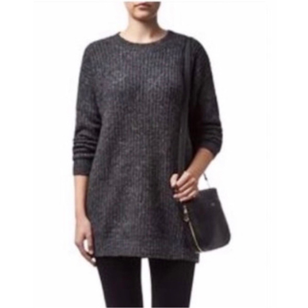 Denim & Supply Ralph Lauren Gray Italian Yarn Wool Alpaca Blend Sweater
